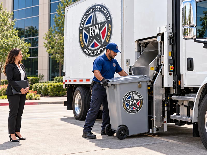 mobile shredding truck
