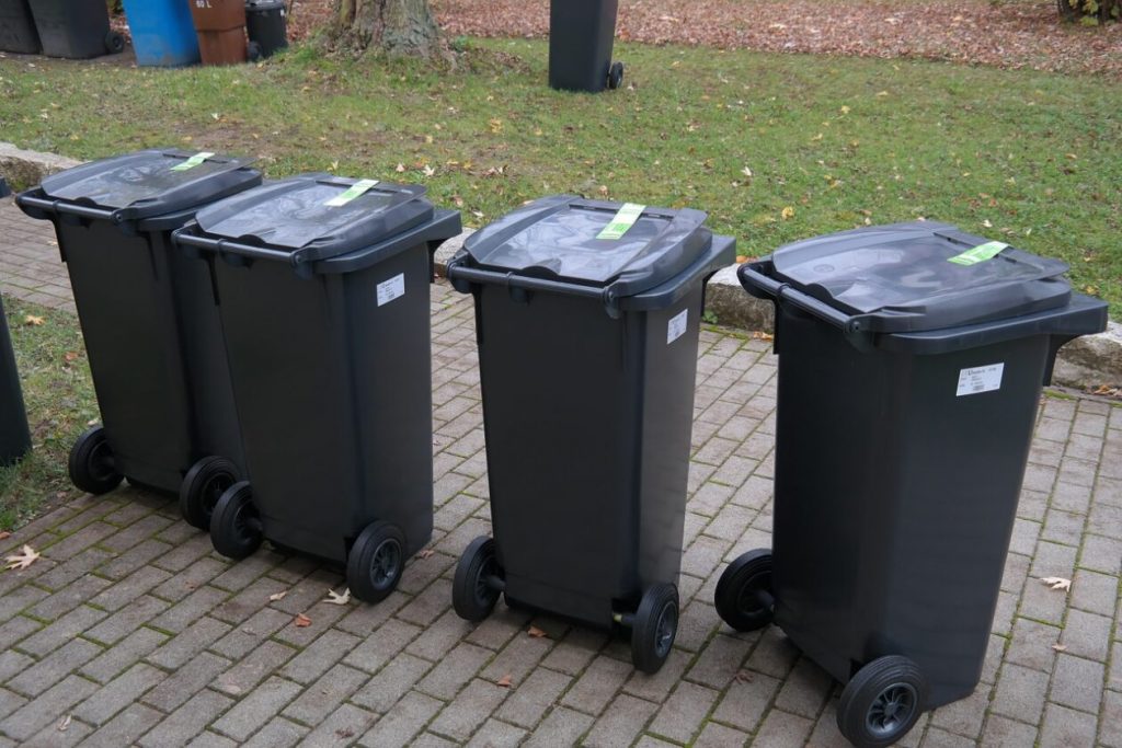 paper shredding bins