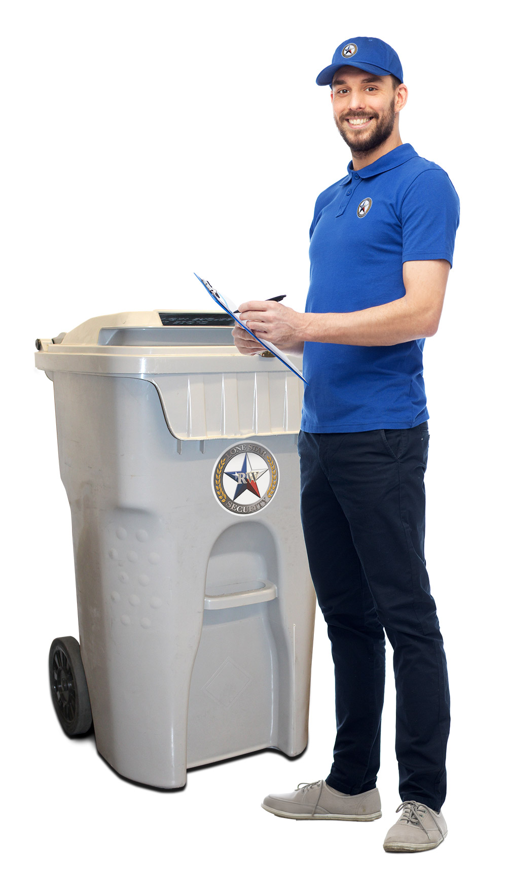 mobile shredding bin