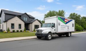 residential shredding truck