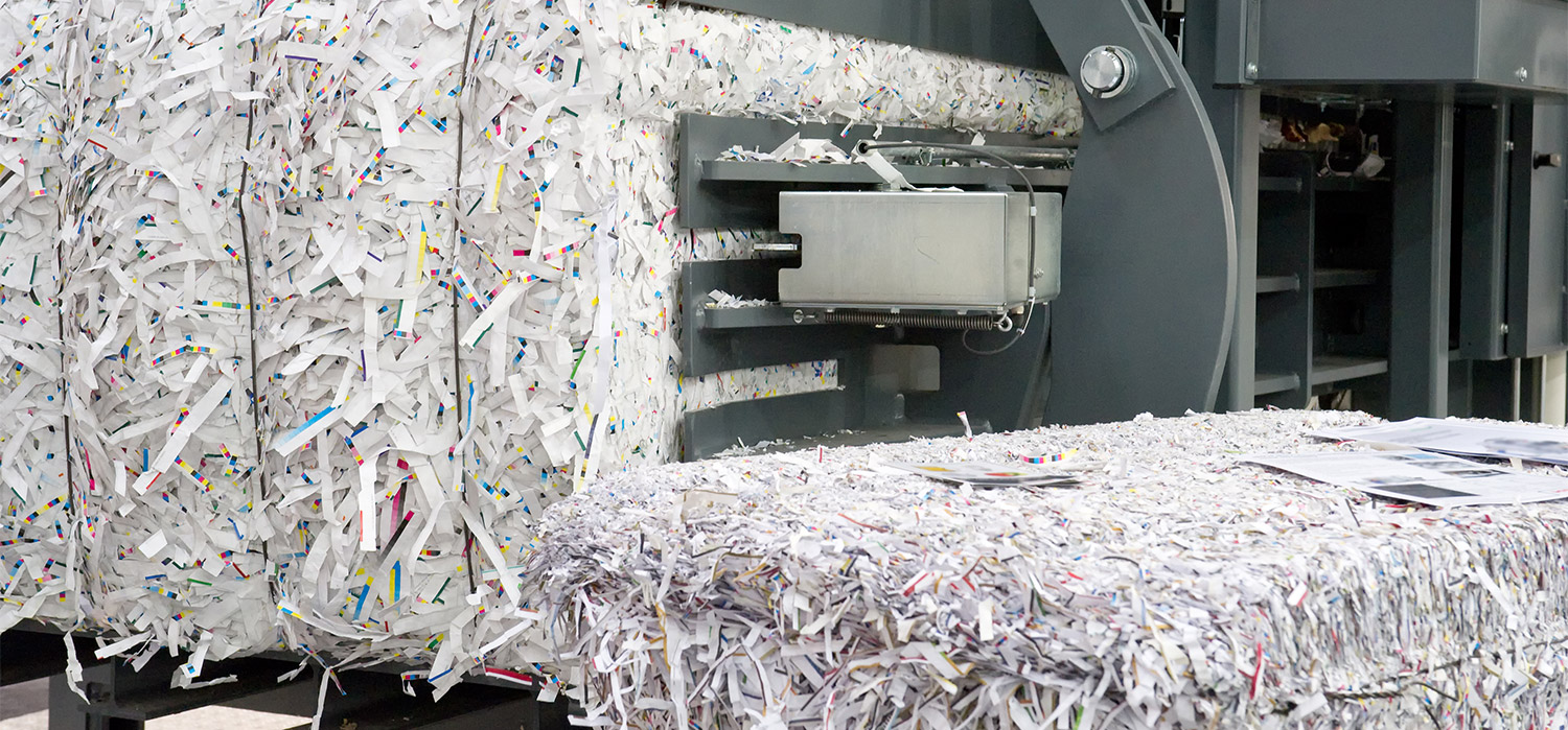 paper shredding machine