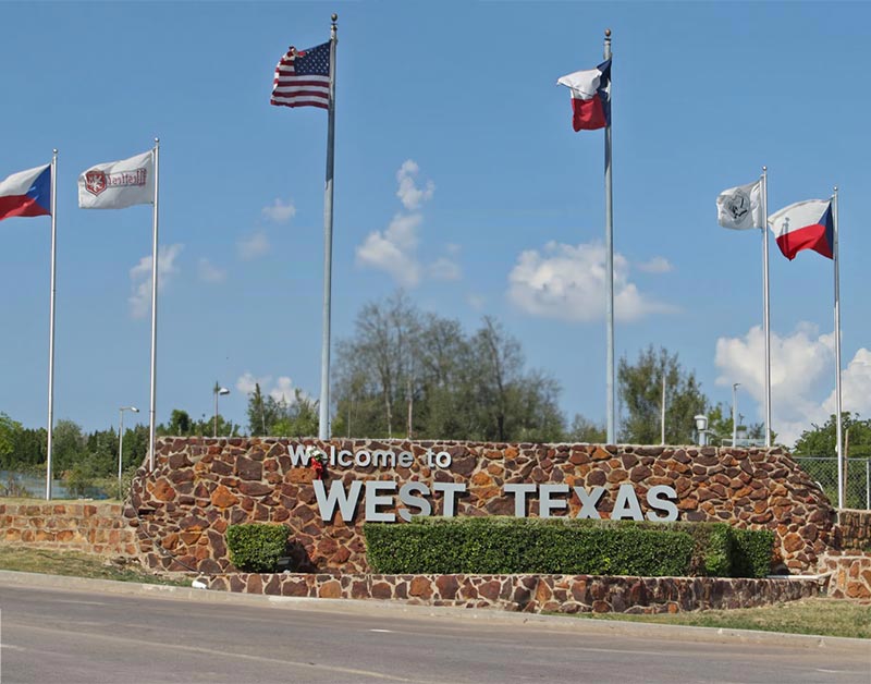 west tx sign