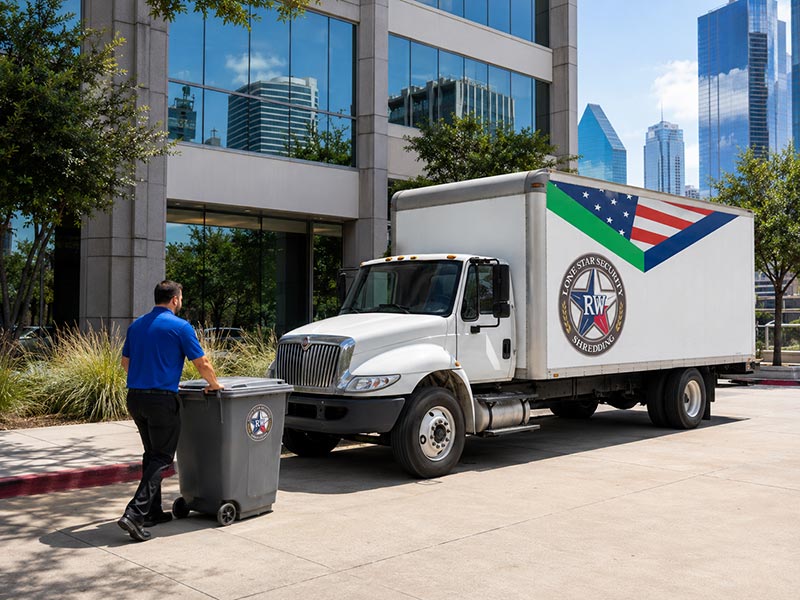 mobile shredding truck